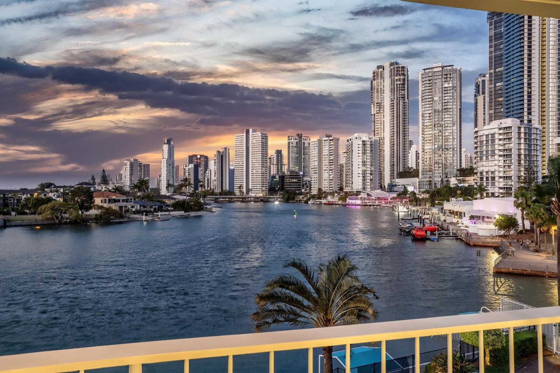 Amazing Water Views Surfers Paradise Gold Coast Luaran gambar